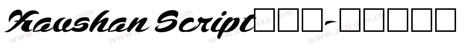 Kaushan Script转换器字体转换